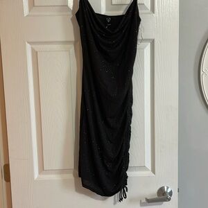 Black, sparkle cocktail dress